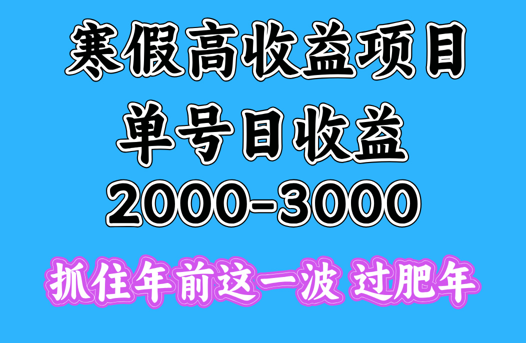 寒假期间一天收益2000-3000+，抓住年前这一波AI写作变现实战课|独家社群运营赚钱项目|下班后轻松增加第二收入戴笠的金库