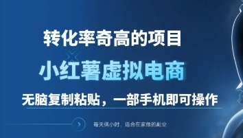 一单49.9，转化率奇高的项目，冷门暴利的小红书虚拟电商AI写作变现实战课|独家社群运营赚钱项目|下班后轻松增加第二收入戴笠的金库