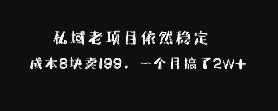 私域老项目依然稳定，成本8块卖199，一个月搞了2W+AI写作变现实战课|独家社群运营赚钱项目|下班后轻松增加第二收入戴笠的金库