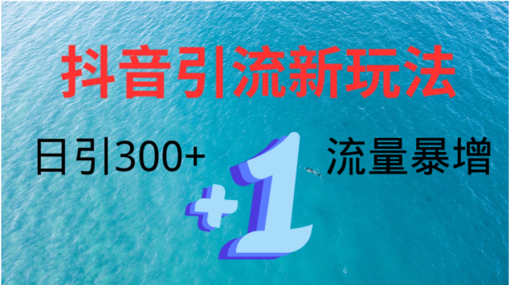 创业粉高效引流，抖音工具号玩法4.0，日引300+AI写作变现实战课|独家社群运营赚钱项目|下班后轻松增加第二收入戴笠的金库