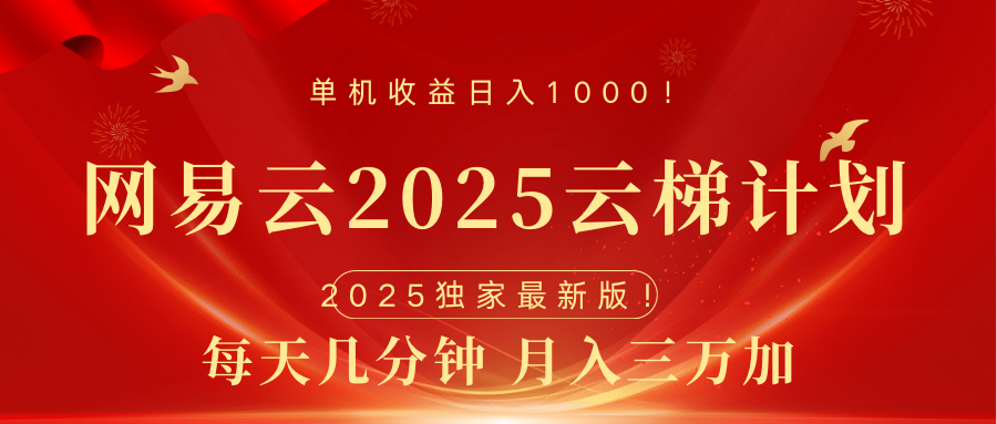 网易云最新2025挂机项目 躺赚收益 纯挂机 日入1000AI写作变现实战课|独家社群运营赚钱项目|下班后轻松增加第二收入戴笠的金库