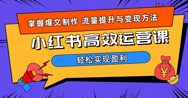 价值980小红书运营操作指南AI写作变现实战课|独家社群运营赚钱项目|下班后轻松增加第二收入戴笠的金库