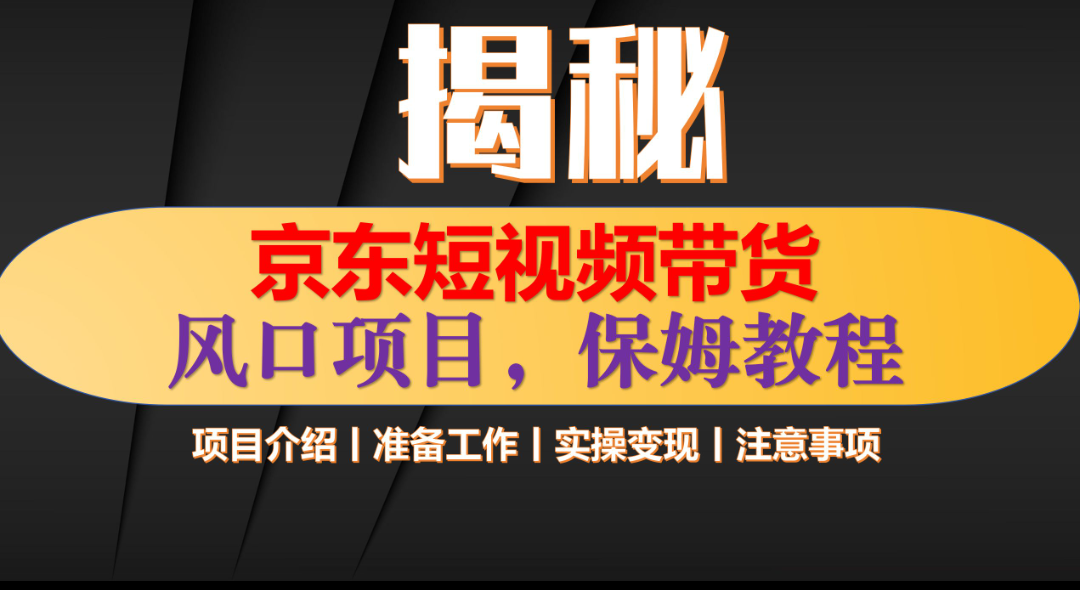 京东短视频带货 只需上传视频 轻松月入1w+AI写作变现实战课|独家社群运营赚钱项目|下班后轻松增加第二收入戴笠的金库