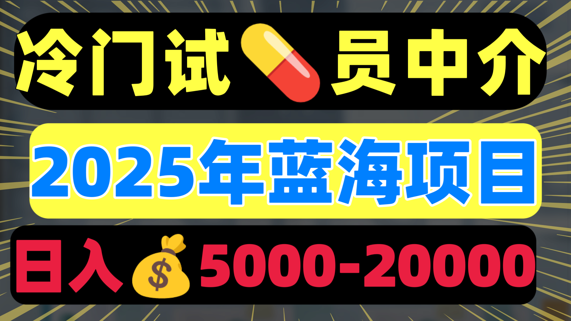 冷门暴力试药员中介日入5000+AI写作变现实战课|独家社群运营赚钱项目|下班后轻松增加第二收入戴笠的金库