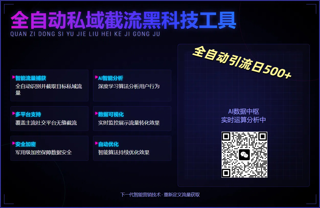 全自动私域截流黑科技工具——全自动引流日500+AI写作变现实战课|独家社群运营赚钱项目|下班后轻松增加第二收入戴笠的金库